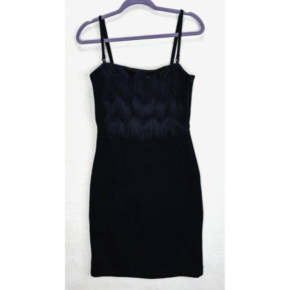 Banana Republic Women's Knit Eyelet Fringe Dress Size 10 - Picture 6 of 14